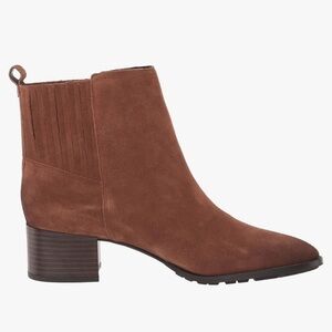 Sam Edelman Kaiti Block Heel Ankle Boots in Walnut Brown Size 6 New